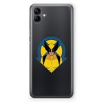 Manitoba Samsung Galaxy A04 Uyumlu Wolverine Tasarımlı Baskılı Şeffaf Telefon Kılıfı