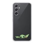 Manitoba Samsung Galaxy A15 Uyumlu Yoda Tasarımlı Baskılı Şeffaf Telefon Kılıfı