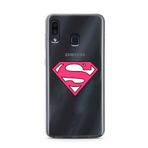 Manitoba Samsung Galaxy A20 / A30 Uyumlu Şeffaf Telefon Kılıfı, Baskılı, Silikon