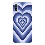 Manitoba Samsung Galaxy A20S ile Uyumlu Kalp Tasarımlı Şeffaf Telefon Kılıfı, Çok Renkli