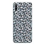 Manitoba Samsung Galaxy A20S ile Uyumlu Leopar Desen Tasarımlı Şeffaf Telefon Kılıfı, Çok Renkli