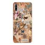 Manitoba Samsung Galaxy A20S ile Uyumlu Ticket To Anywhere Tasarımlı Baskılı Şeffaf Telefon Kılıfı