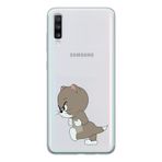 Manitoba Samsung Galaxy A20S ile Uyumlu Tom Tasarımlı Şeffaf Telefon Kılıfı