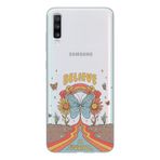 Manitoba Samsung Galaxy A20S Uyumlu Believe Tasarımlı Şeffaf Telefon Kılıfı, Çok Renkli