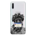 Manitoba Samsung Galaxy A20S Uyumlu Error Tasarımlı Şeffaf Telefon Kılıfı, Çok Renkli