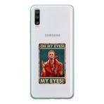 Manitoba Samsung Galaxy A20S Uyumlu Phoebe Tasarımlı Baskılı Şeffaf Telefon Kılıfı
