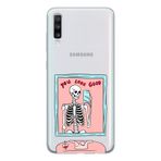 Manitoba Samsung Galaxy A20S Uyumlu You Look Good Tasarımlı Şeffaf Telefon Kılıfı, Çok Renkli