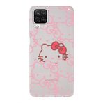 Manitoba Samsung Galaxy A22/M22/M32 ile Uyumlu Hello Kitty Tasarımlı Baskılı Şeffaf Telefon Kılıfı