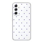 Manitoba Samsung Galaxy A24 Uyumlu Minik Kalpler Tasarımlı Şeffaf Silikon Kılıf, Çok Renkli