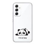 Manitoba Samsung Galaxy A25 ile Uyumlu Panda Tasarımlı Şeffaf Telefon Kılıfı