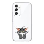 Manitoba Samsung Galaxy A25 ile Uyumlu Tom Tasarımlı Baskılı Şeffaf Telefon Kılıfı