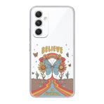 Manitoba Samsung Galaxy A25 Uyumlu Believe Tasarımlı Şeffaf Telefon Kılıfı, Çok Renkli