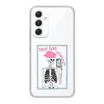 Manitoba Samsung Galaxy A25 Uyumlu Drop Dead Gorgeous Tasarımlı Şeffaf Telefon Kılıfı, Silikon, Çok Renkli