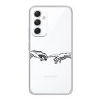 Manitoba Samsung Galaxy A25 Uyumlu Eller Tasarımlı Şeffaf Telefon Kılıfı