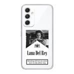 Manitoba Samsung Galaxy A25 Uyumlu Lana Del Rey Tasarımlı Şeffaf Telefon Kılıfı, Silikon, Çok Renkli