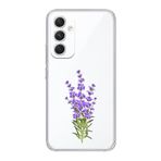 Manitoba Samsung Galaxy A25 Uyumlu Leylak Tasarımlı Baskılı Şeffaf Telefon Kılıfı