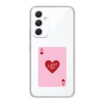 Manitoba Samsung Galaxy A25 Uyumlu Lucky You Kart Tasarımlı Baskılı Şeffaf Telefon Kılıfı