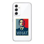 Manitoba Samsung Galaxy A25 Uyumlu Michael Scott Tasarımlı Baskılı Şeffaf Telefon Kılıfı