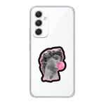 Manitoba Samsung Galaxy A25 Uyumlu Michelangelo Tasarımlı Şeffaf Telefon Kılıfı, Silikon, Çok Renkli