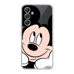 Manitoba Samsung Galaxy A25 Uyumlu Mickey Tasarımlı Baskılı Şeffaf Telefon Kılıfı
