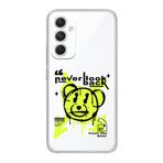 Manitoba Samsung Galaxy A25 Uyumlu Never Look Back Tasarımlı Şeffaf Telefon Kılıfı, Çok Renkli