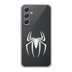 Manitoba Samsung Galaxy A25 Uyumlu Örümcek Logo Tasarımlı Baskılı Şeffaf Telefon Kılıfı