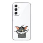 Manitoba Samsung Galaxy A25 Uyumlu Tom Tasarımlı Şeffaf Telefon Kılıfı, Çok Renkli