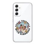 Manitoba Samsung Galaxy A25 Uyumlu Treat Yourself Tasarımlı Şeffaf Telefon Kılıfı, Çok Renkli