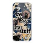 Manitoba Samsung Galaxy A25 Uyumlu We Are Made Of Star Stuff Tasarımlı Şeffaf Telefon Kılıfı, Çok Renkli