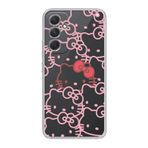 Manitoba Samsung Galaxy A26 Uyumlu Hello Kitty Tasarımlı Baskılı Şeffaf Telefon Kılıfı