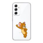 Manitoba Samsung Galaxy A35 Uyumlu Jerry Tasarımlı Baskılı Şeffaf Telefon Kılıfı