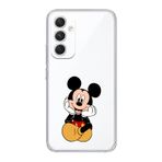 Manitoba Samsung Galaxy A35 Uyumlu Mickey Tasarımlı Şeffaf Telefon Kılıfı, Çok Renkli