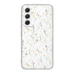 Manitoba Samsung Galaxy A36 ile Uyumlu Baskılı Yumuşak Silikon Şeffaf Telefon Kılıfı, Çiçek Deseni