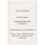 Manitoba Samsung Galaxy A55 ile Uyumlu Baskılı Yumuşak Silikon Şeffaf Telefon Kılıfı