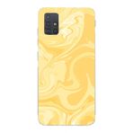 Manitoba Samsung Galaxy A71 ile Uyumlu Desen Tasarımlı Şeffaf Telefon Kılıfı, Çok Renkli