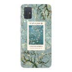 Manitoba Samsung Galaxy A71 ile Uyumlu Van Gogh Tasarımlı Baskılı Şeffaf Telefon Kılıfı