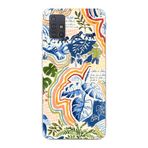 Manitoba Samsung Galaxy A71 Uyumlu Baskılı Yumuşak Silikon Şeffaf Telefon Kılıfı, Desen294