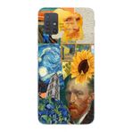 Manitoba Samsung Galaxy A71 Uyumlu Baskılı Yumuşak Silikon Telefon Kılıfı, Sanat Deseni