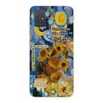 Manitoba Samsung Galaxy A71 Uyumlu Van Gogh Tasarımlı Baskılı Şeffaf Telefon Kılıfı