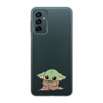 Manitoba Samsung Galaxy M13/M23 Uyumlu Baby Yoda Tasarımlı Baskılı Şeffaf Telefon Kılıfı