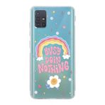 Manitoba Samsung Galaxy M31S ile Uyumlu Busy Doin Nothing Tasarımlı Şeffaf Telefon Kılıfı, Çok Renkli