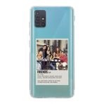 Manitoba Samsung Galaxy M31S ile Uyumlu Friends Tasarımlı Şeffaf Telefon Kılıfı