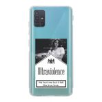 Manitoba Samsung Galaxy M31S ile Uyumlu Lana Del Rey Tasarımlı Şeffaf Telefon Kılıfı, Çok Renkli