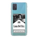 Manitoba Samsung Galaxy M31S ile Uyumlu Lana Del Rey Tasarımlı Şeffaf Telefon Kılıfı
