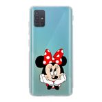 Manitoba Samsung Galaxy M31S ile Uyumlu Minnie Mouse Tasarımlı Şeffaf Telefon Kılıfı