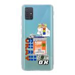 Manitoba Samsung Galaxy M31S ile Uyumlu Okay Tasarımlı Şeffaf Telefon Kılıfı, Çok Renkli