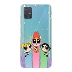 Manitoba Samsung Galaxy M31S ile Uyumlu Powerpuff Girls Tasarımlı Şeffaf Telefon Kılıfı, Çok Renkli