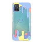 Manitoba Samsung Galaxy M31S Uyumlu Baskılı Yumuşak Silikon Şeffaf Telefon Kılıfı, Desen66