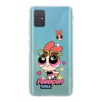Manitoba Samsung Galaxy M31S Uyumlu Baskılı Yumuşak Silikon Şeffaf Telefon Kılıfı, Powerpuff Girls Desen