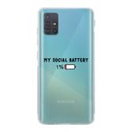 Manitoba Samsung Galaxy M31S Uyumlu Baskılı Yumuşak Silikon Şeffaf Telefon Kılıfı